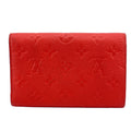 Louis Vuitton Portefeuille Curieuse Monogram Empreinte Red Trifold Wallet
