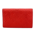 Louis Vuitton Portefeuille Curieuse Monogram Empreinte Red Trifold Wallet