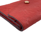Louis Vuitton Portefeuille Curieuse Monogram Empreinte Red Trifold Wallet — view 3