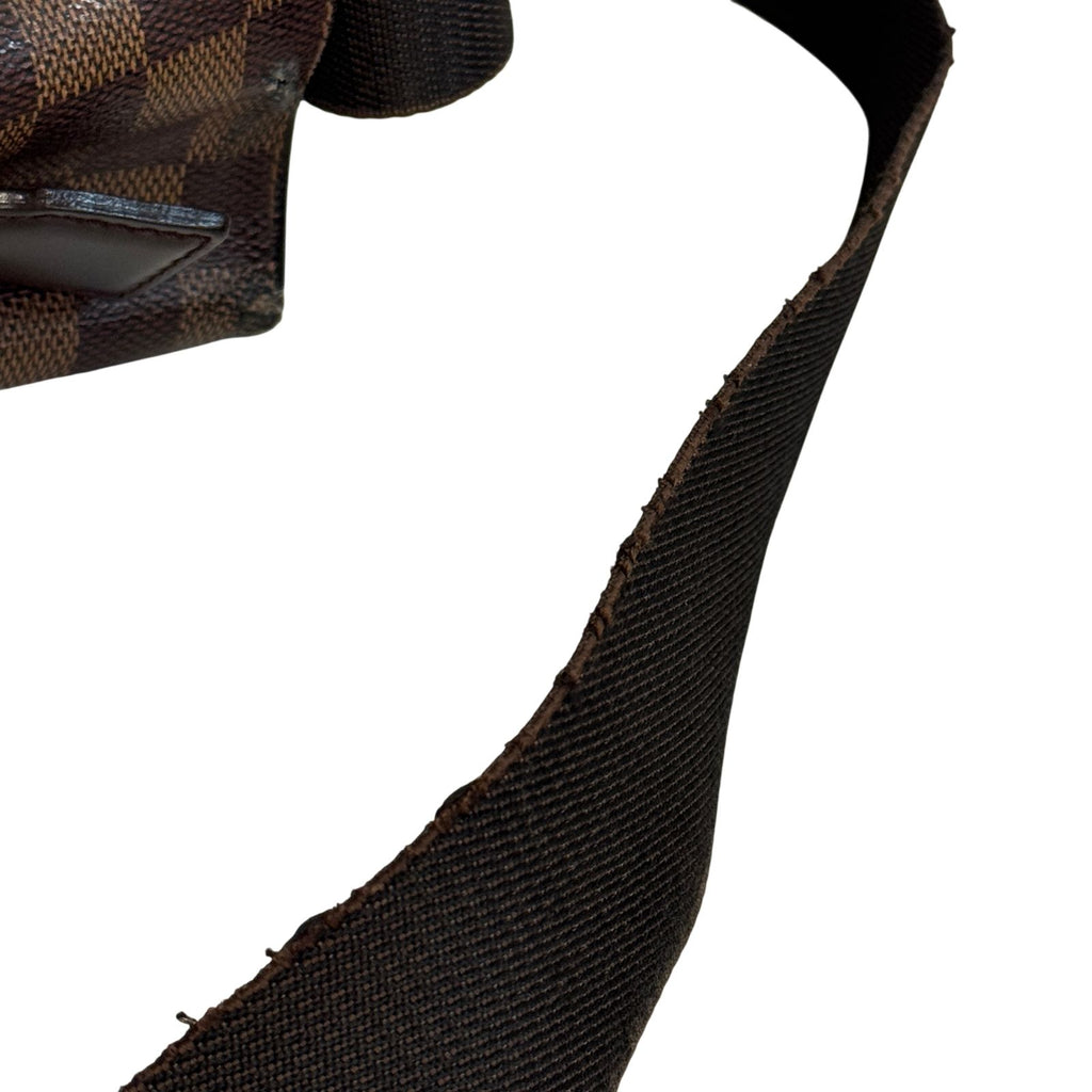 Louis Vuitton Damier Broadway Shoulder Bag Leather Brown — view 7