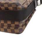 Louis Vuitton Damier Broadway Shoulder Bag Leather Brown — view 3