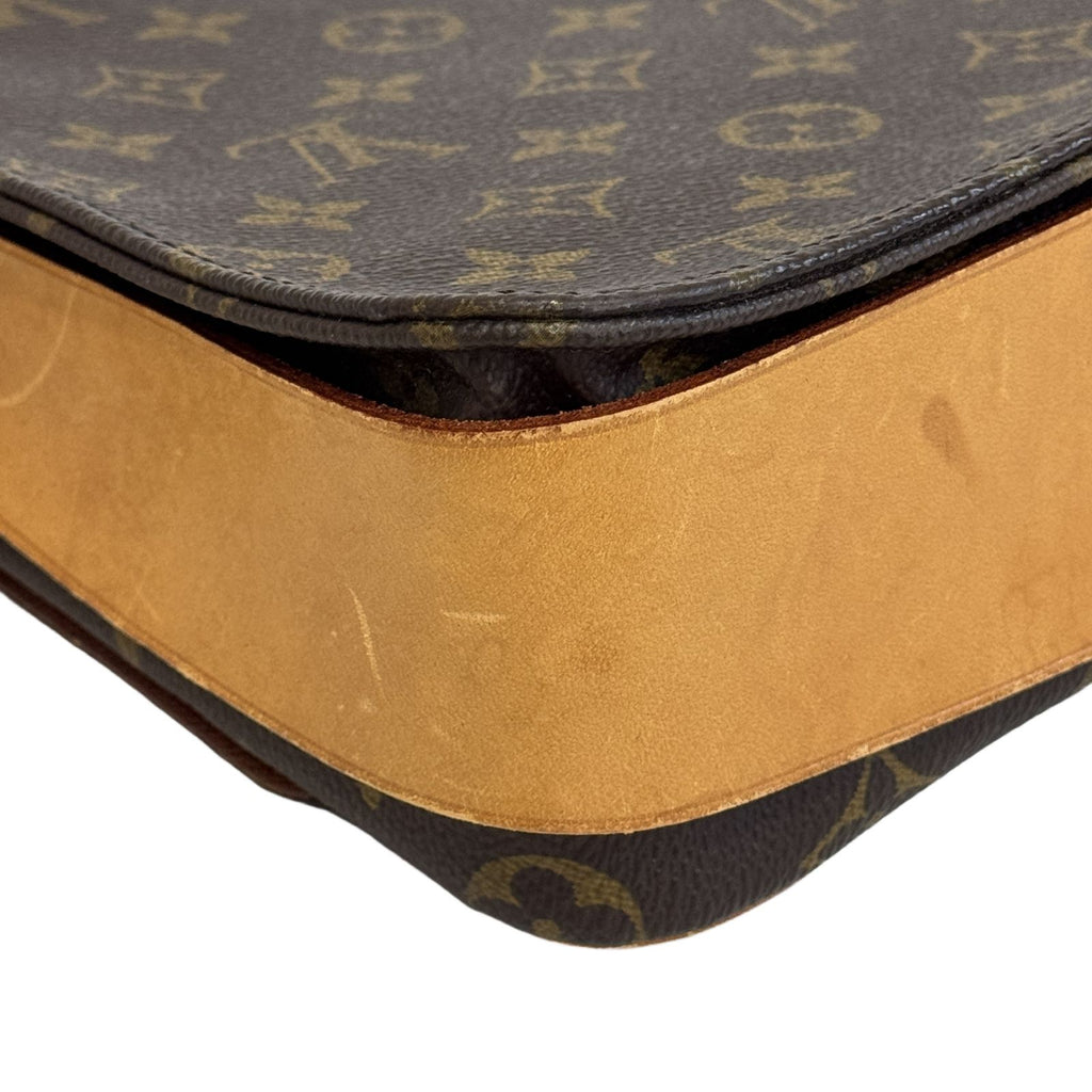Louis Vuitton Cartouchiere GM Monogram Canvas Brown Shoulder Bag — view 2