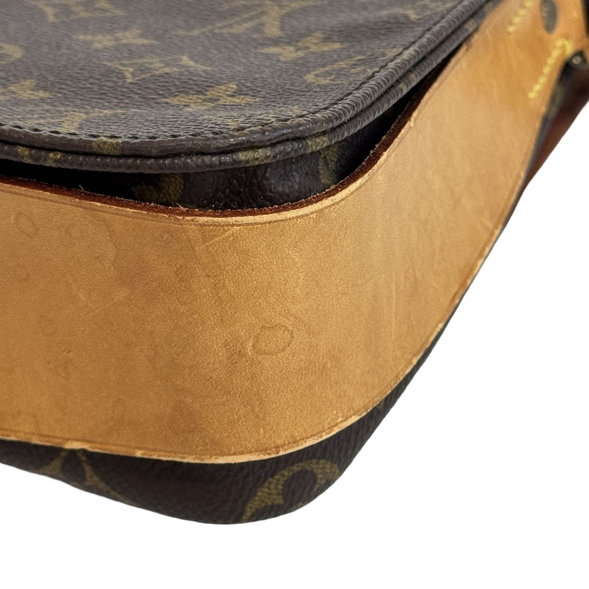Louis Vuitton Cartouchiere GM Monogram Canvas Brown Shoulder Bag — view 3