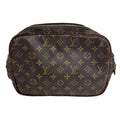 Louis Vuitton Monogram Reporter PM Canvas Brown Shoulder Bag