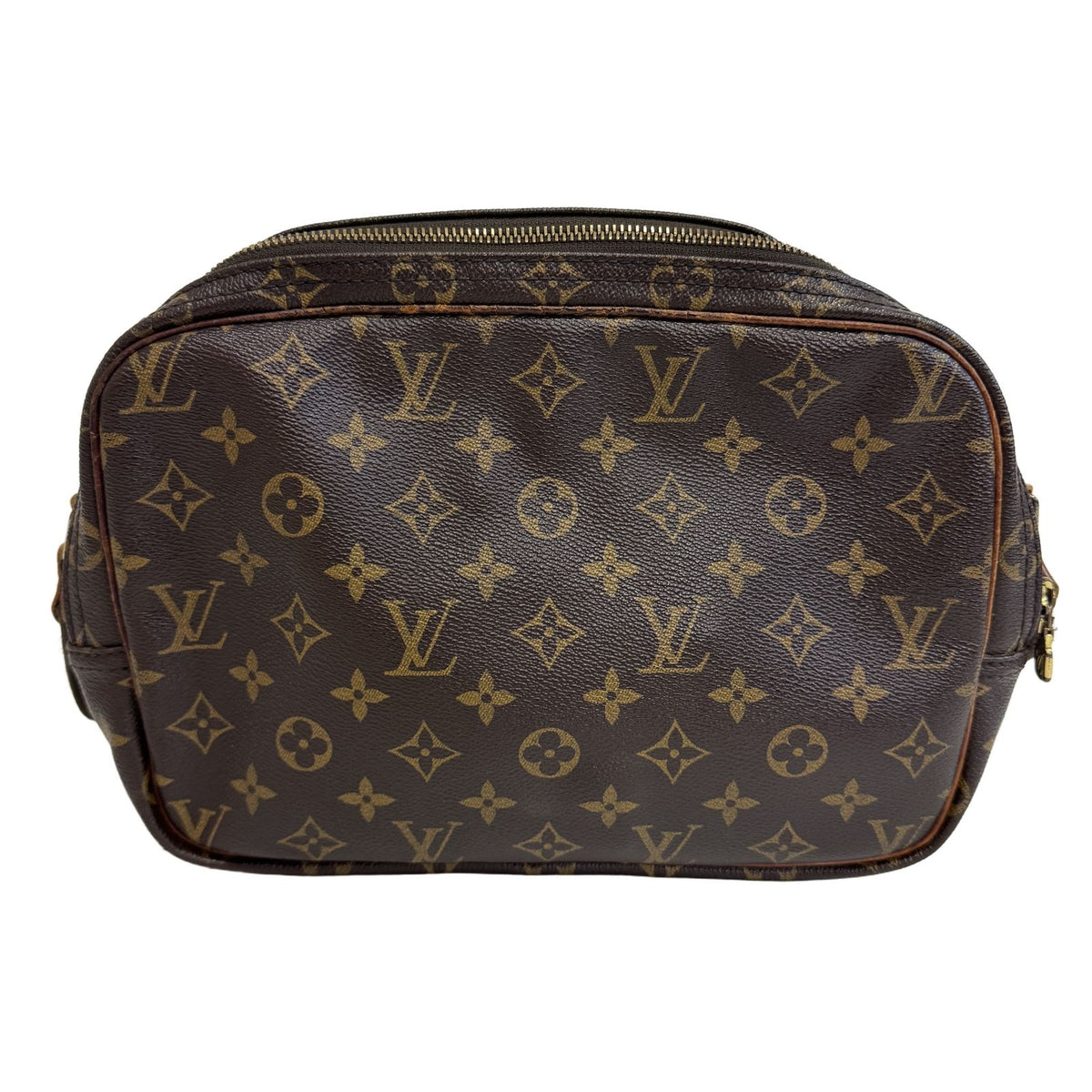 Louis Vuitton Monogram Reporter PM Canvas Brown Shoulder Bag