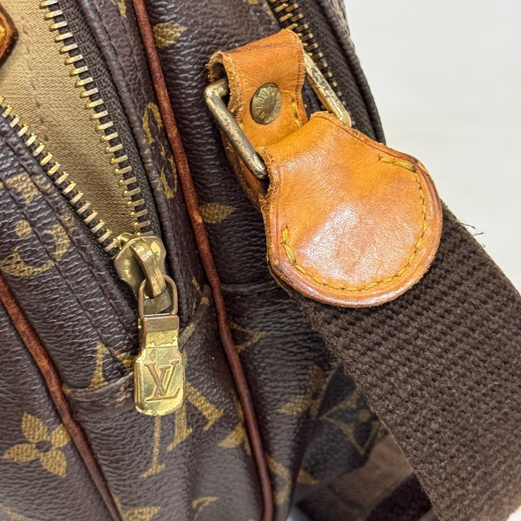 Louis Vuitton Monogram Reporter PM Canvas Brown Shoulder Bag — view 8