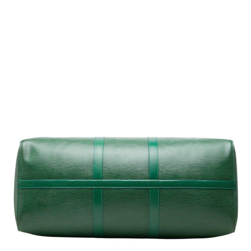 Louis Vuitton Epi Keepall 50 Boston Bag Borneo Green Leather — view 3