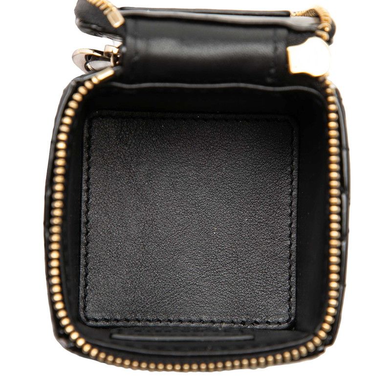 Dior Lady Dior Pouch Case Black Patent Leather — view 4