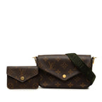 Louis Vuitton Monogram Multi Pochette Felicie Crossbody Shoulder Bag Brown — view 6