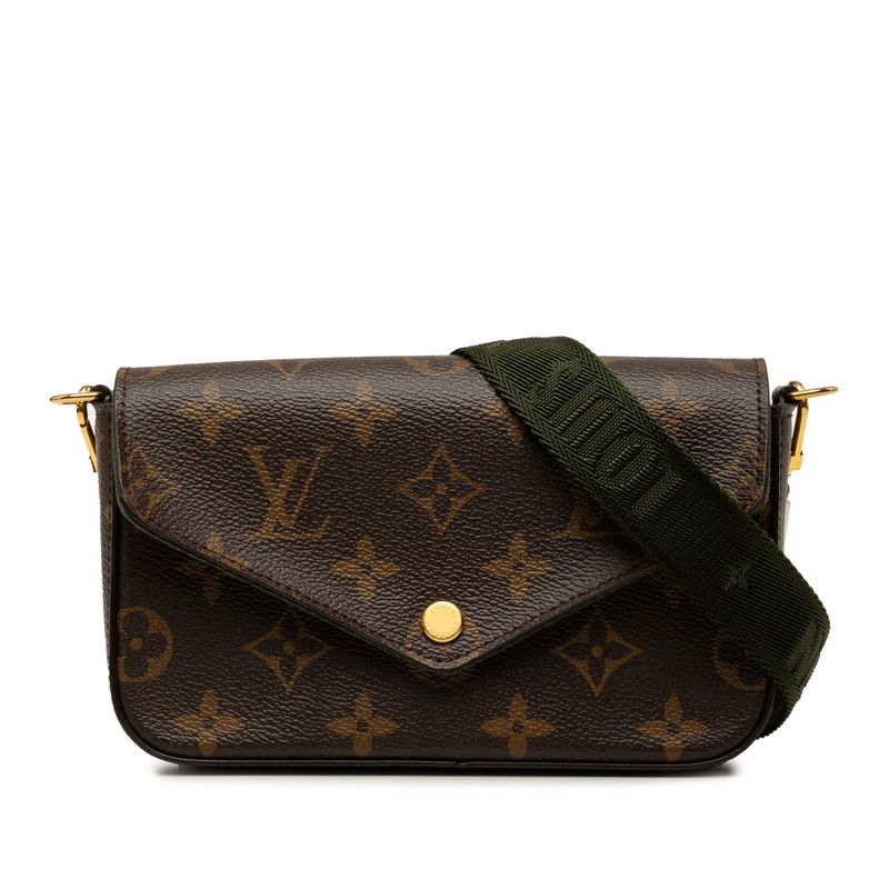 Louis Vuitton Monogram Multi Pochette Felicie Crossbody Shoulder Bag Brown