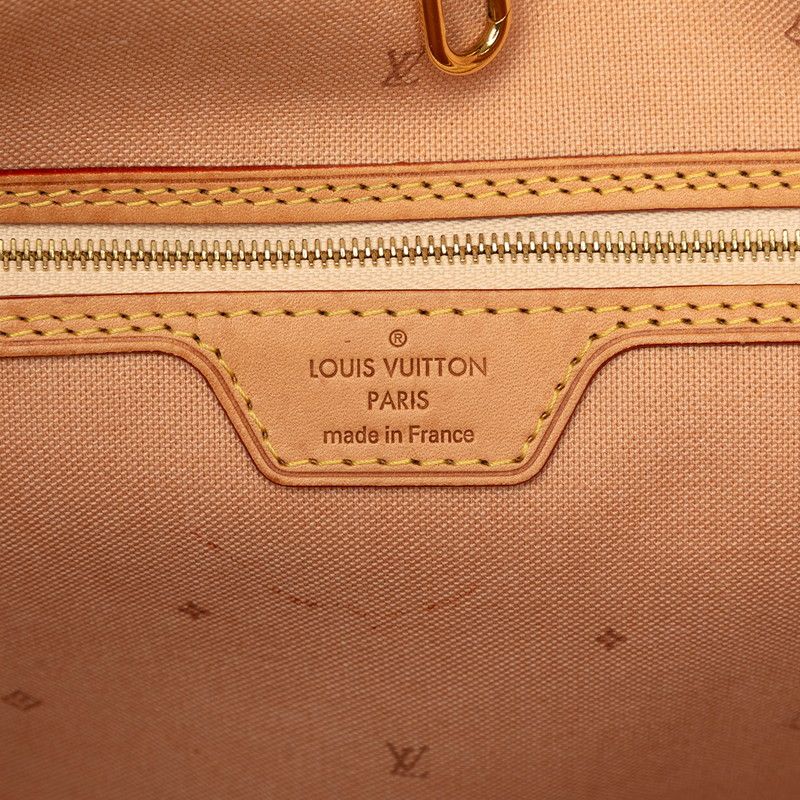 Louis Vuitton Monogram Fall for You Neverfull MM Tote Shoulder Bag Beige Ivory — view 5