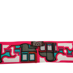 Hermes Twilly Coupe les Coupes Scarf Pink Multicolor Silk — view 5