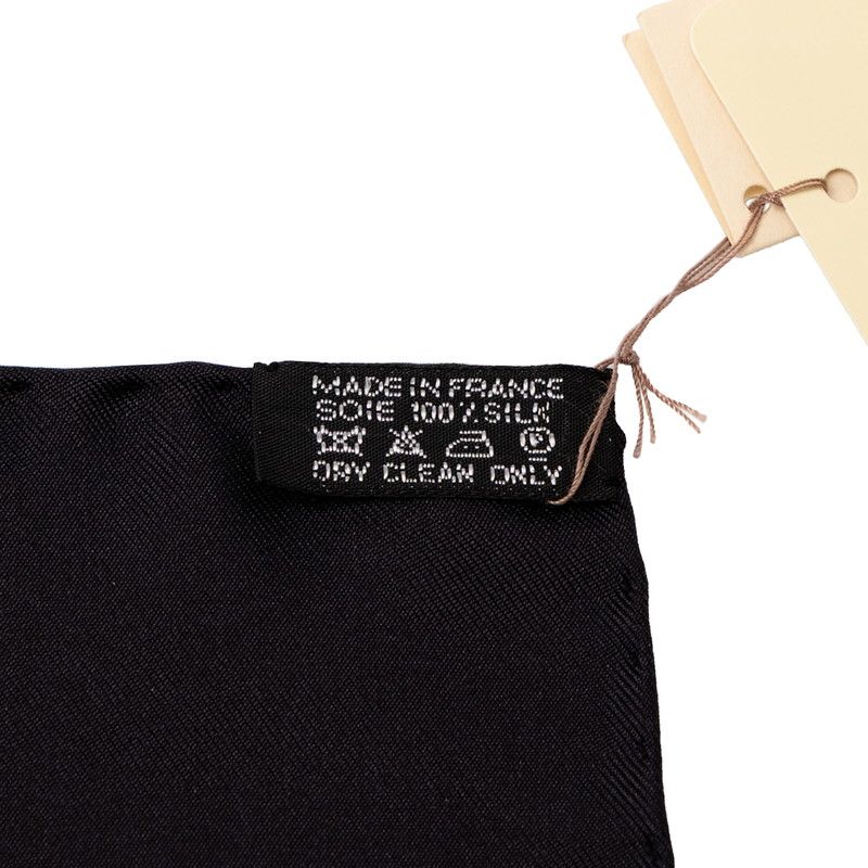 Hermes Carre 90 L'alphabet Des Metiers the Abcs of Work Scarf Yellow Black — view 6