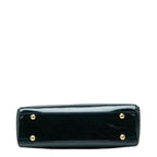 Louis Vuitton Monogram Vernis Melrose Avenue Handbag Bleu Nuit Green Patent — view 3