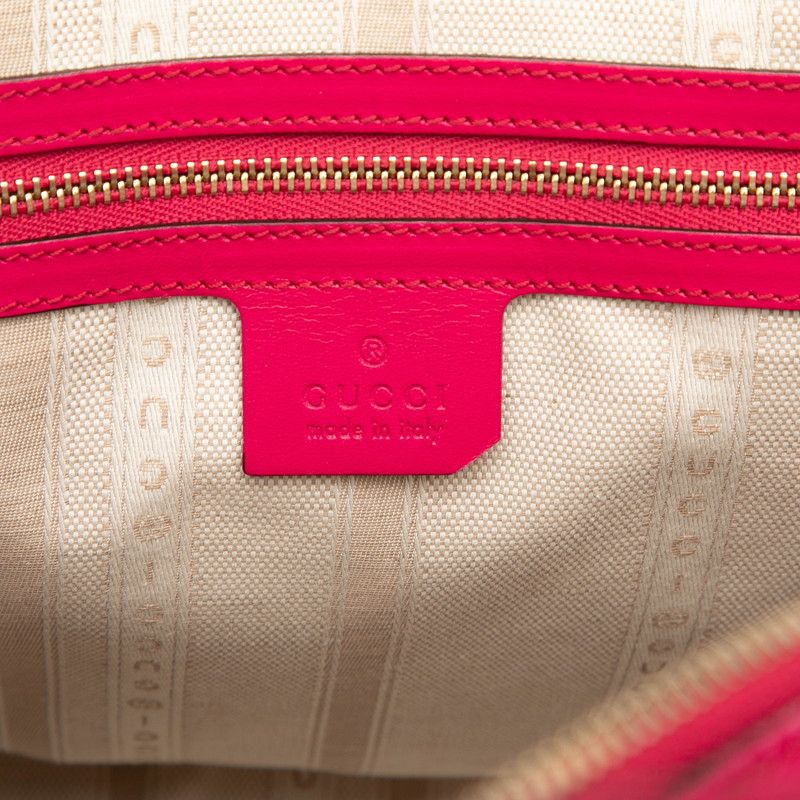 Gucci Bright Diamante 2-Way Shoulder Bag Pink Leather — view 5