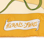 Hermes Carre 90 le Carnaval de Venise Scarf Beige Silk — view 7