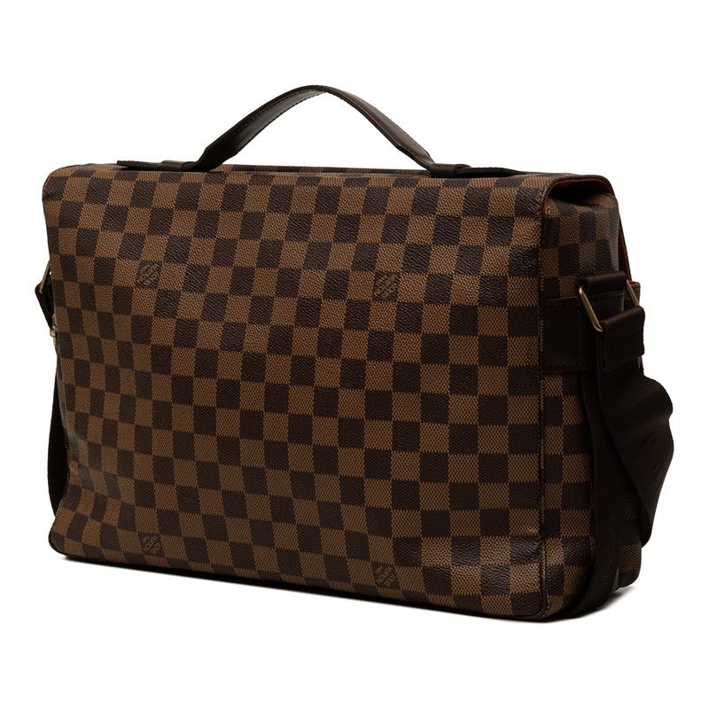 Louis Vuitton Damier Broadway 2-Way Shoulder Bag Brown Leather — view 2