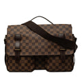 Louis Vuitton Damier Broadway 2-Way Shoulder Bag Brown Leather