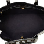 Louis Vuitton Monogram Vernis Wilshire PM Handbag Blue Infini Navy Patent — view 4