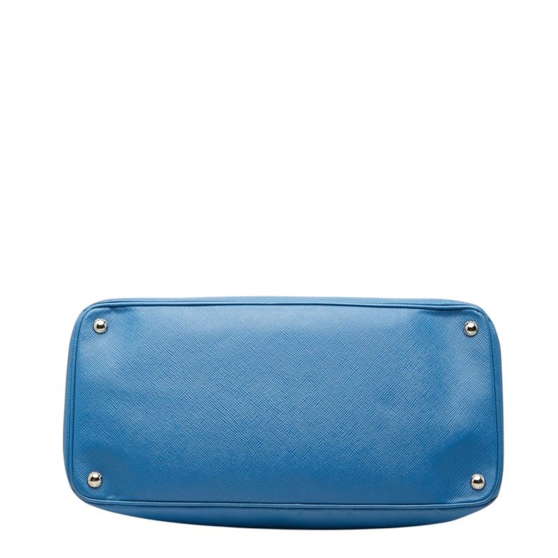 Prada Tote Bag Blue Saffiano Leather — view 3