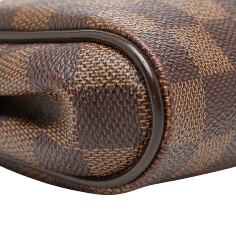 Louis Vuitton Damier Chain 2-Way Shoulder Bag Brown Leather — view 5