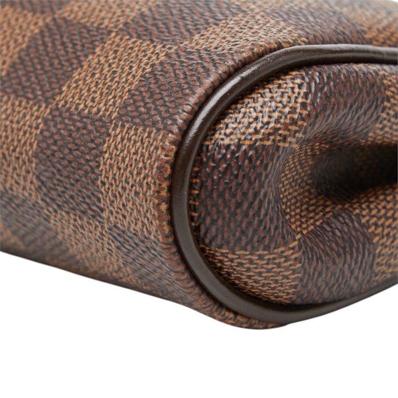 Louis Vuitton Damier Chain 2-Way Shoulder Bag Brown Leather — view 4
