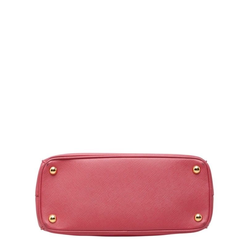 Prada Galleria 2-Way Shoulder Bag Pink Saffiano Leather — view 3
