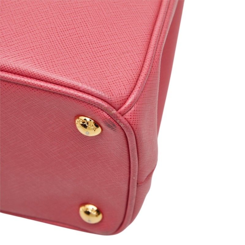 Prada Galleria 2-Way Shoulder Bag Pink Saffiano Leather — view 4