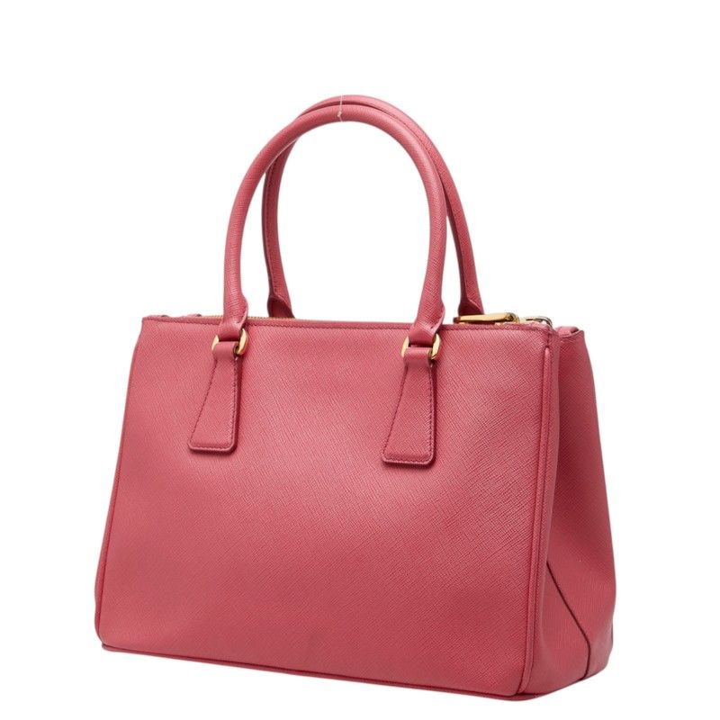 Prada Galleria 2-Way Shoulder Bag Pink Saffiano Leather — view 2