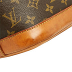 Louis Vuitton Monogram Alma Handbag Handle Brown Leather — view 7