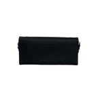 Prada Logo Saffiano Leather Chain Wallet Mini Shoulder Bag Black — view 3
