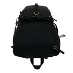 Prada Logo Tessuto Pocono Nylon Backpack Black — view 4