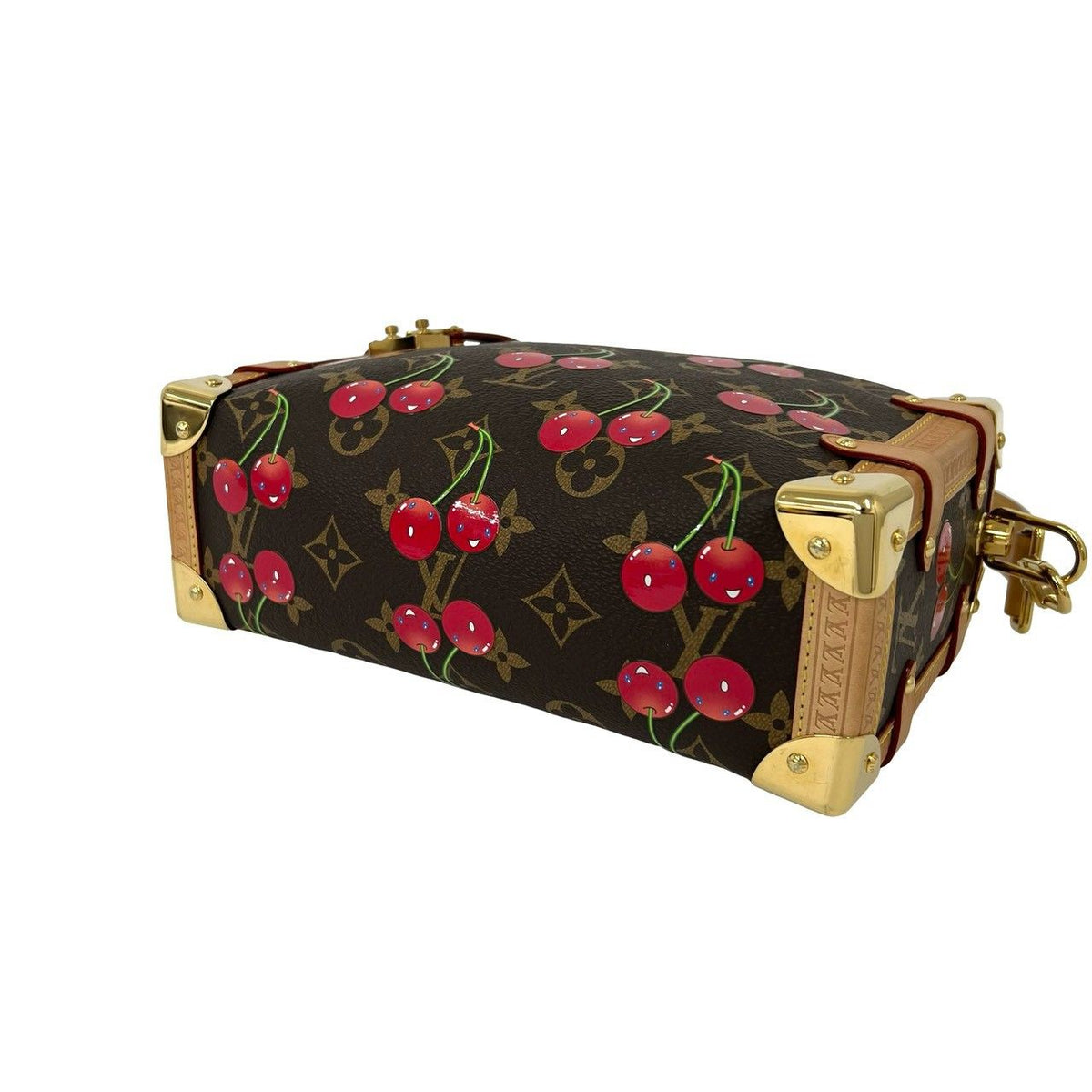 Louis Vuitton Side Trunk Monogram Cherry Takashi Murakami Collaboration Leather — view 8