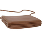 Celine by Phoebe Philo Trio Small Leather Shoulder Bag Brown — view 4