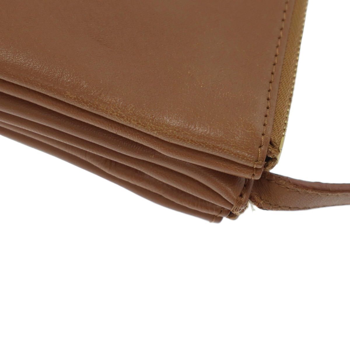 Celine by Phoebe Philo Trio Small Leather Shoulder Bag Brown — view 7