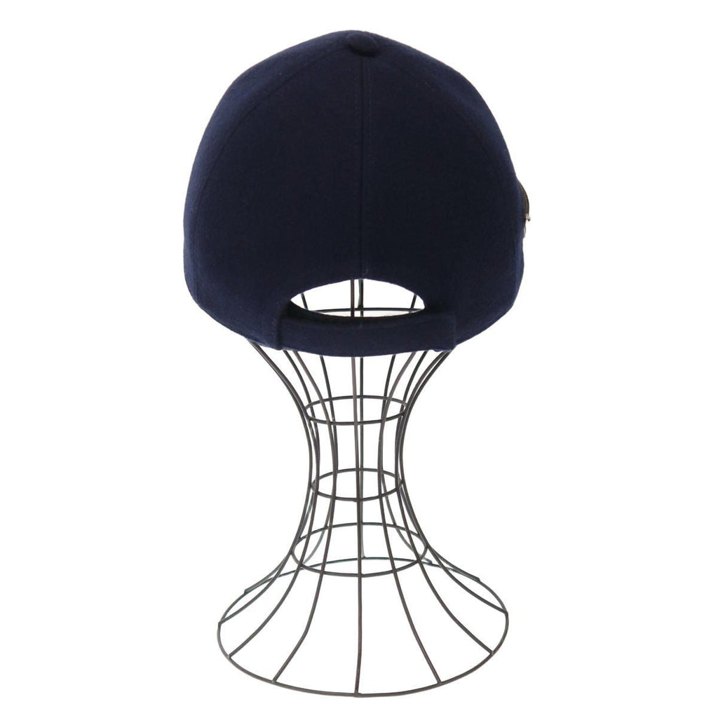 Prada Wool Felt Cap Navy Hat — view 3
