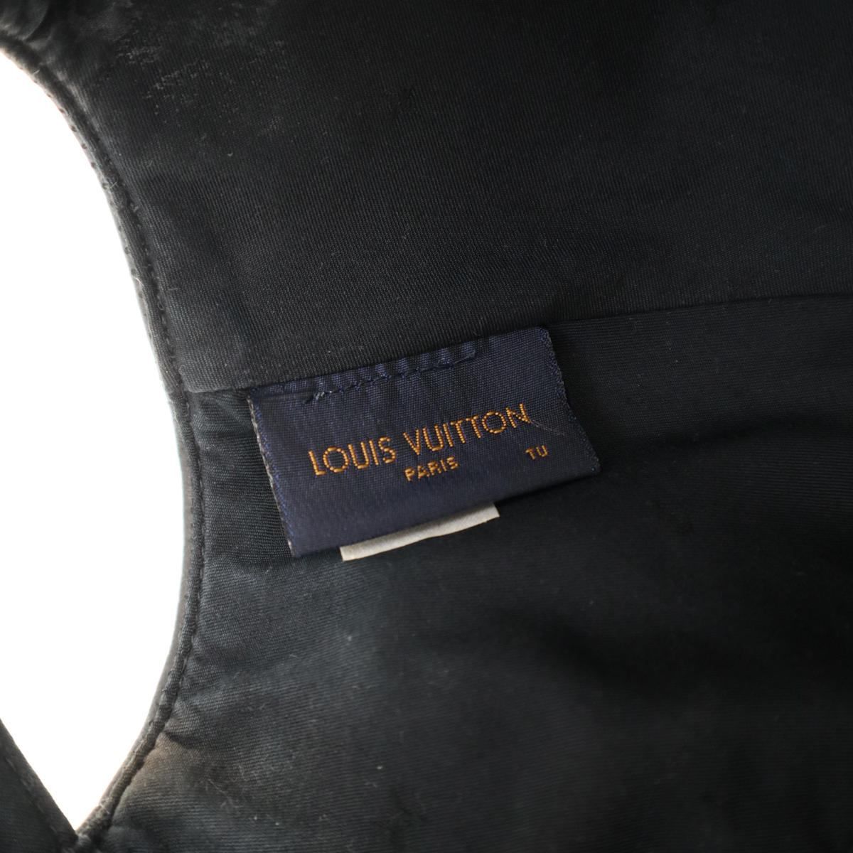 Louis Vuitton Monogram Quill 1.0 Cap Black TU Hat — view 5