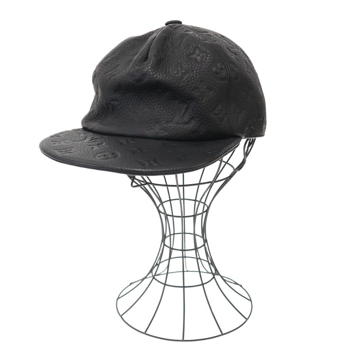 Louis Vuitton Monogram Quill 1.0 Cap Black TU Hat