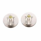 Hermes Sellier Earrings Silver — view 2