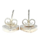 Gucci Trademark Heart Shape Silver Earrings — view 4