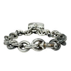 Gucci Bamboo Handle Bag Motif Chain Silver Bracelet — view 3