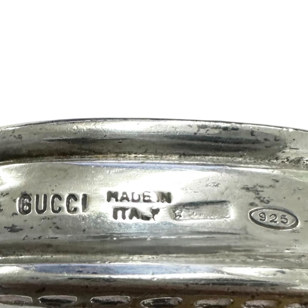 Gucci Bamboo Handle Bag Motif Chain Silver Bracelet — view 7