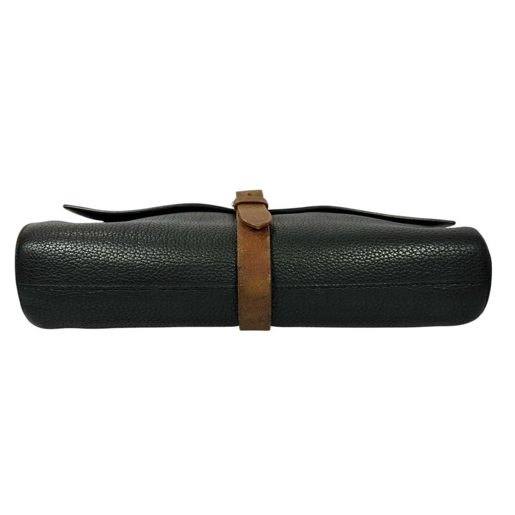 Hermes Etriviere Document Fjord Black Business Bag Silver — view 4