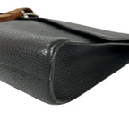 Hermes Etriviere Document Fjord Black Business Bag Silver — view 6