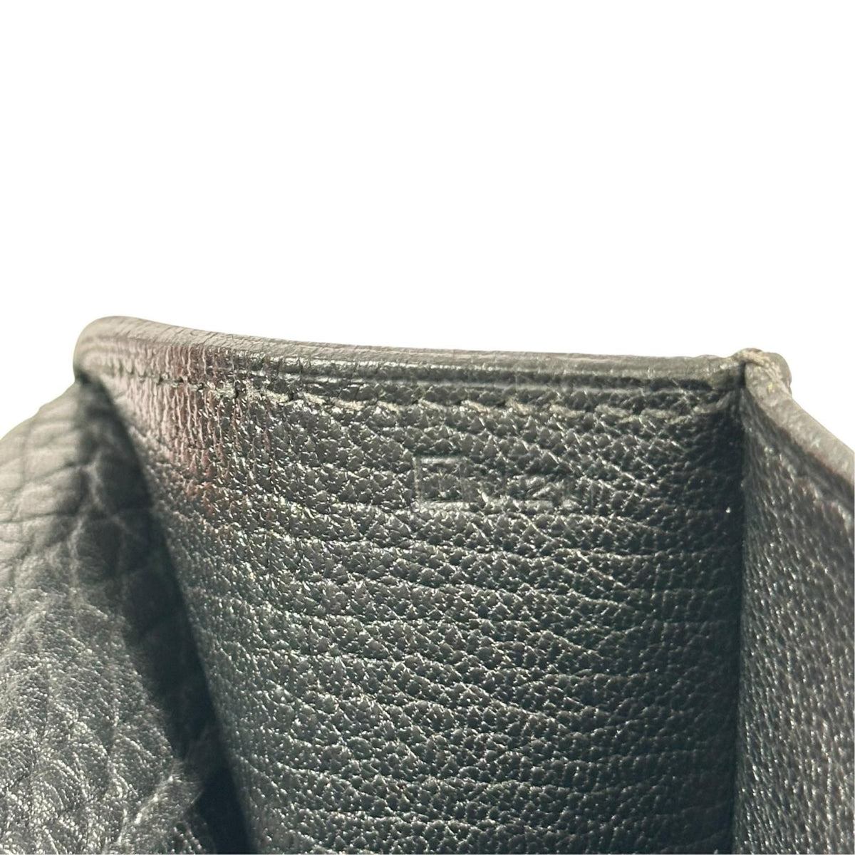 Hermes Etriviere Document Fjord Black Business Bag Silver — view 7