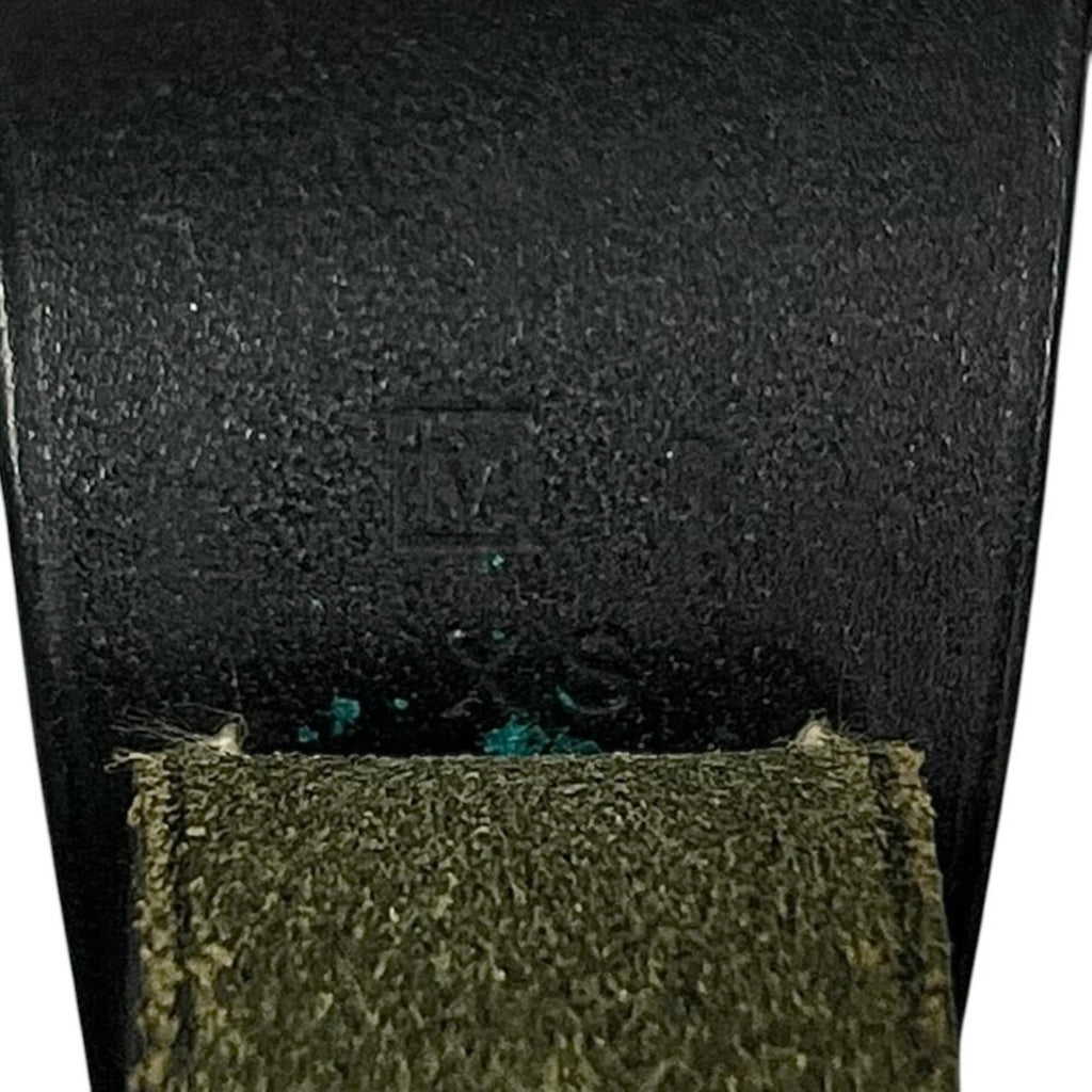 Hermes Leather Black Bracelet Silver — view 6