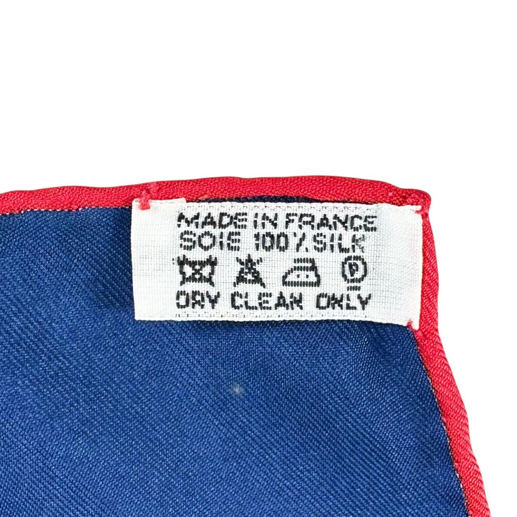 Hermes Carre 90 AU Coeur Des Bois Silk Green Blue White Scarf — view 7