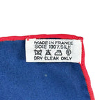 Hermes Carre 90 AU Coeur Des Bois Silk Green Blue White Scarf — view 7