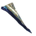 Hermes Pleats L'atlantide Silk Blue Scarf — view 4