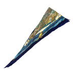 Hermes Pleats L'atlantide Silk Blue Scarf — view 5